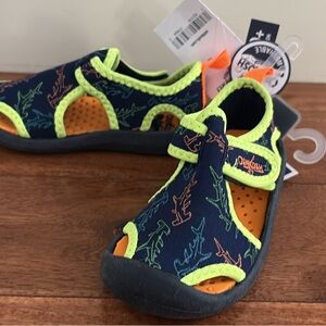 OshKosh B'gosh Blue and Green Water Shoes with Breathable Mesh